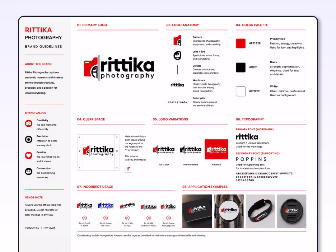Photographer Branding Design India